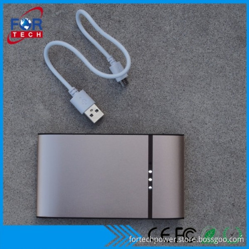 Super Slim Portable Power Bank Battery Charger 5000mah with Double Sided Logo Printing